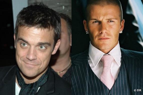 Robbie Williams et David Beckham