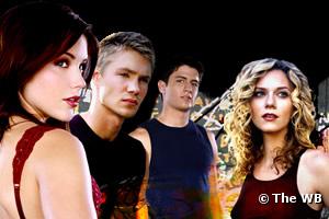 Sophia Bush, Chad Michael Murray, James Lafferty et Hilarie Burton dans "Les Frères Scott"