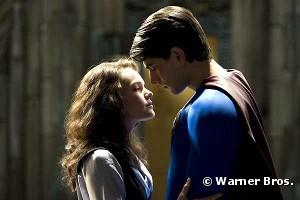 Kate Bosworth et Brandon Routh dans "Superman returns".