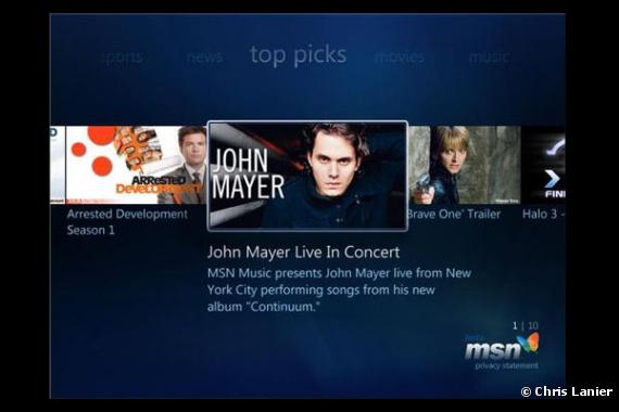 Windows Media Center Internet TV.