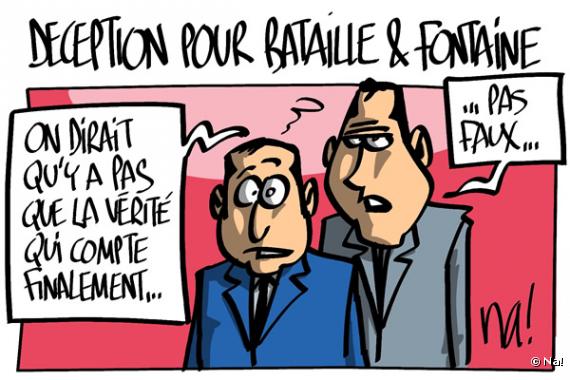 Déception pour Bataille et Fontaine