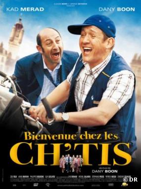 L'affiche du film "Bienvenue chez les Ch'tis".