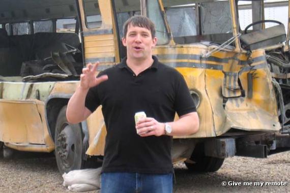 Rob Thomas sur le tournage de "Veronica Mars"