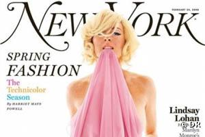 Lindsay Lohan en couverture de New York Magazine