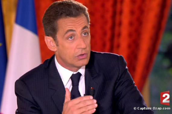 Nicolas Sarkozy, interrogé sur France 2 le 24 avril 2008.