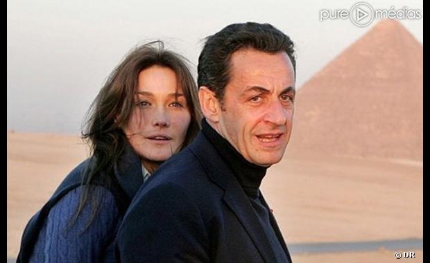 Nicolas Sarkozy et son épouse, Carla Bruni-Sarkozy.