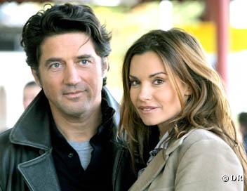 Bruno Madinier et Ingrid Chauvin dans "La main blanche"