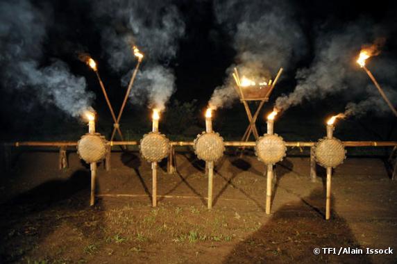 L'épreuve des torches dans "Koh-Lanta"