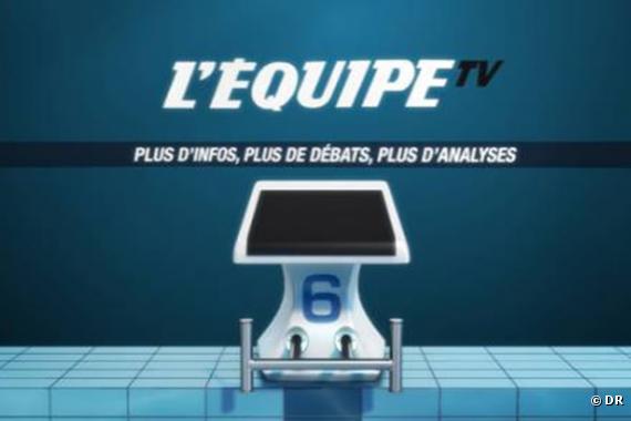 Le nouvel habillage de L'Équipe TV.