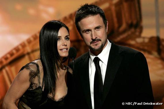 Courteney Cox et David Arquette aux Golden Globes 2007