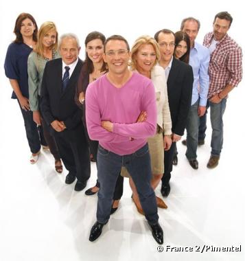 Julien Courbet et les chroniqueurs de "Service Maximum"