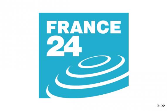 Le logo de "France 24", la chaîne info internationale française