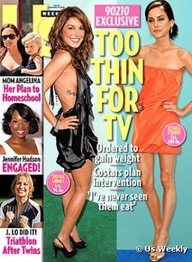 Shenae Grimes et Jessica Stroup en couverture de Us Weekly
