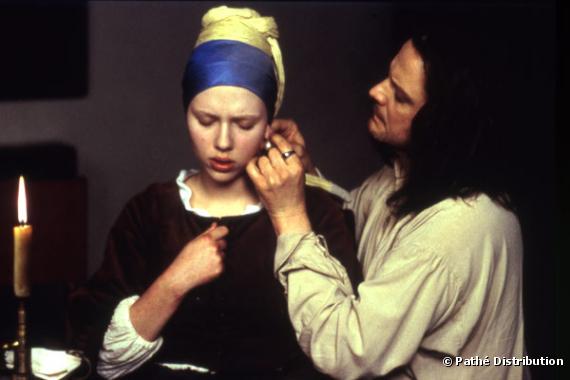 Scarlett Johansson et Colin Firth dans "La Jeune Fille à la perle"