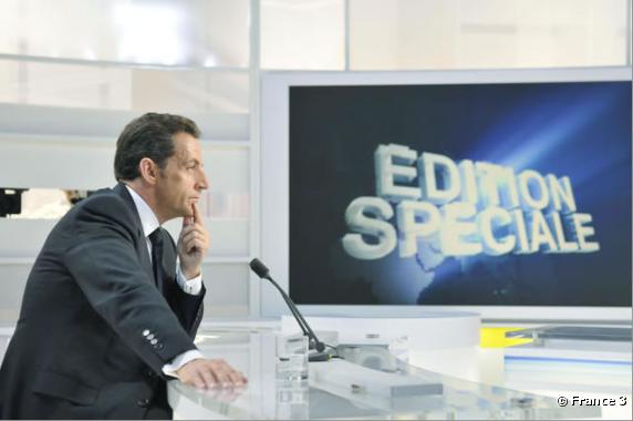 Nicolas Sarkozy sur France 3 le 30 juin 2008
