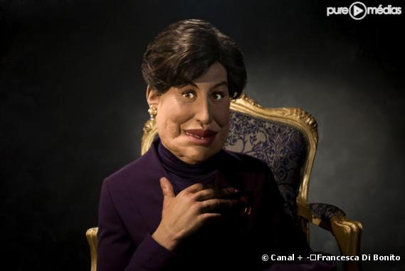 La marionnette de Roselyne Bachelot aux "Guignols de l info"