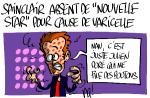 Le dessin de la semaine : Sinclair absent à "Nouvelle Star"