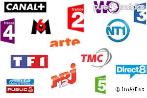 Les chaînes gratuites de la TNT.
