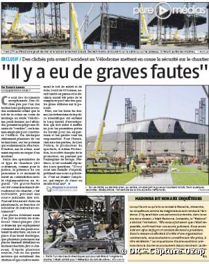 "La Provence" du mardi 21 juillet 2009