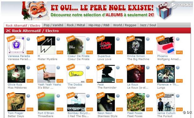 7digital albums à 2 euros