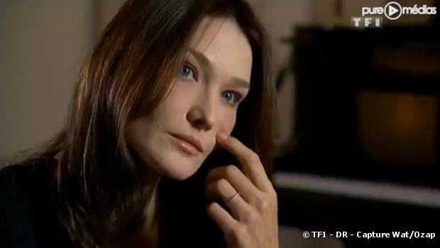 Carla Bruni, le 13 décembre 2009 dans "Sept à Huit" sur TF1