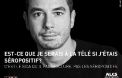 Ali Baddou dans une campagne de lutte contre le sida, au Maroc