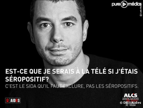 Ali Baddou dans une campagne de lutte contre le sida, au Maroc