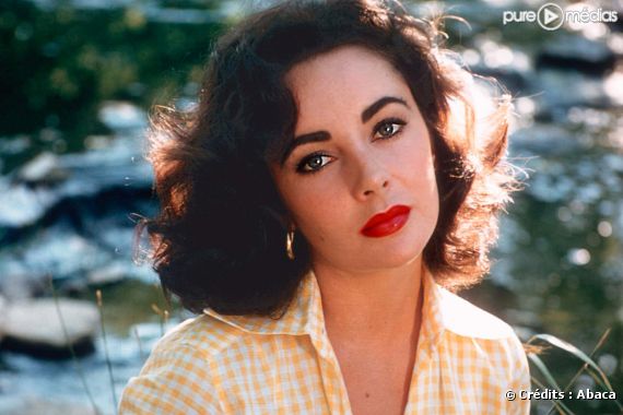 Elizabeth Taylor en 1957.