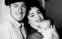 Elizabeth Taylor et Michael Wilding et leur premier film en 1953.