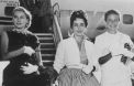 Elizabeth Taylor, Grace Kelly et Loraine Day en 1954. 