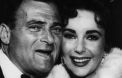 Elizabeth Taylor avec son mari Mike Todd. Photo non datée.