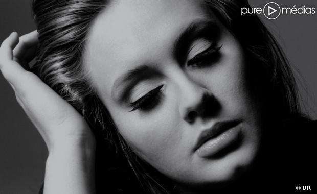 Adele sur la pochette de l'album "21"