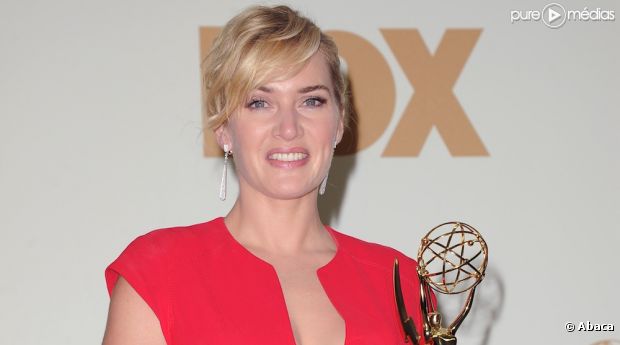 Kate Winslet après sa victoire aux Emmy Awards 2011