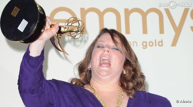 Melissa McCarthy après sa victoire aux Emmy Awards 2011