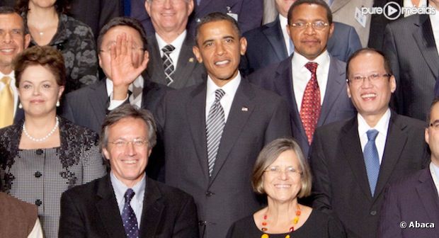 Gros plan de la photo de Barack Obama aux Nations Unies, le 21 septembre 2011
