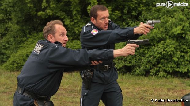 Dany Boon et Benoît Poelvoorde dans "Rien à déclarer"