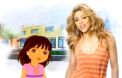 Shakira et Dora L'exploratrice en duo