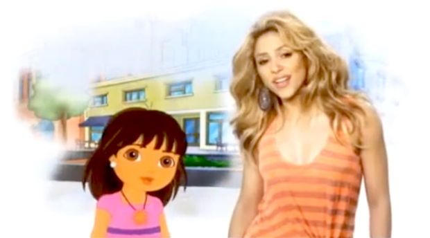 Shakira et Dora L'exploratrice