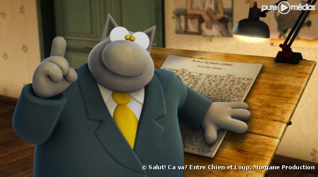 "La Minute du chat" sur France 2.