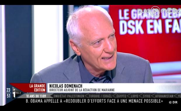 Nicolas Domenach le 9 septembre sur i-TELE.