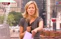 Claire Chazal, surpris par le direct, le 10 septembre 2011 sur TF1