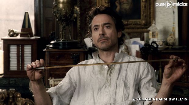 Robert Downey, Jr. dans "Sherlock Holmes"