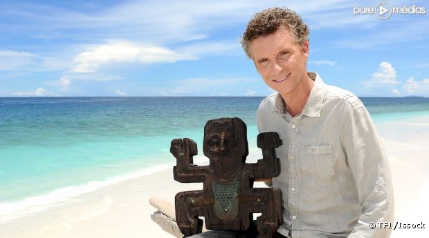 Denis Brogniart présente "Koh-Lanta"