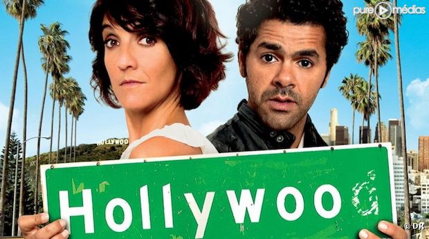 Florence Foresti et Jamel Debouzze sur l'affiche de "Hollywoo"