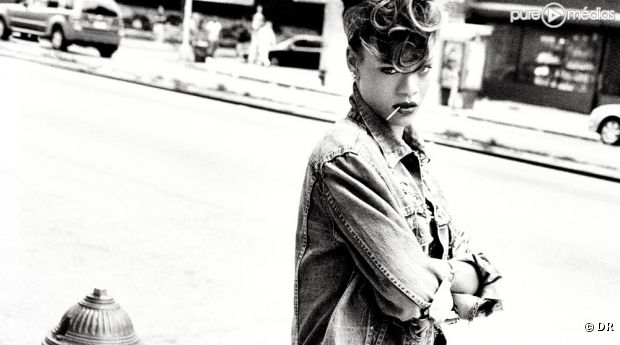 Rihanna sur la pochette de "We Found Love"