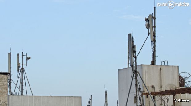 Des antennes-relais pour les communications mobiles.
