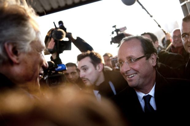 François Hollande, le 6 février 2012.