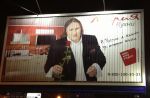 Gerard Depardieu continue à faire de la publicité en Russie