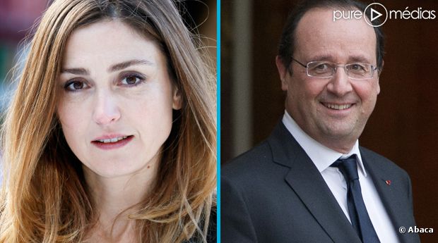 Julie Gayet et FranÃ§ois Hollande, en 2013.