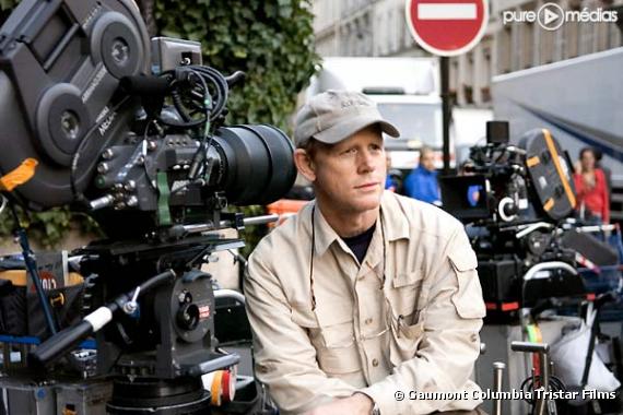 Ron Howard sur le tournage de "Da Vinci code".